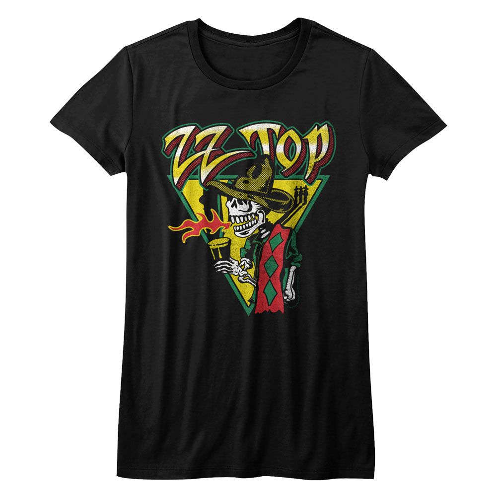 ZZ Top Dia De Los Mescalera Official Ladies T-Shirt Hoodie, Sweatshirt | ZylaModa.com