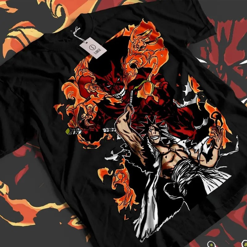 Zaraki Kenpachi Bleach Ichigo Bankai Anime Unisex Tshirt T-Shirt Tee ALL SIZES Hoodie, Sweatshirt | ZylaModa.com