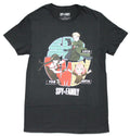 Spy X Family Mens T-Shirt - Named Cast In Front of Checkered Logo Hoodie, Sweatshirt | ZylaModa.com