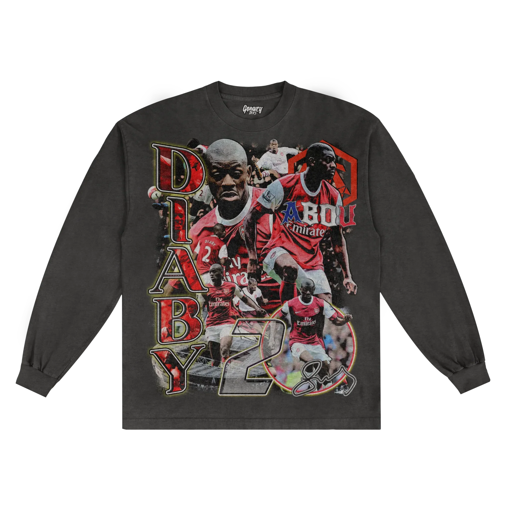 Abou Diaby Streets Won't Forget Long Sleeved Tee Hoodie, Sweatshirt | ZylaModa.com (Image 5)