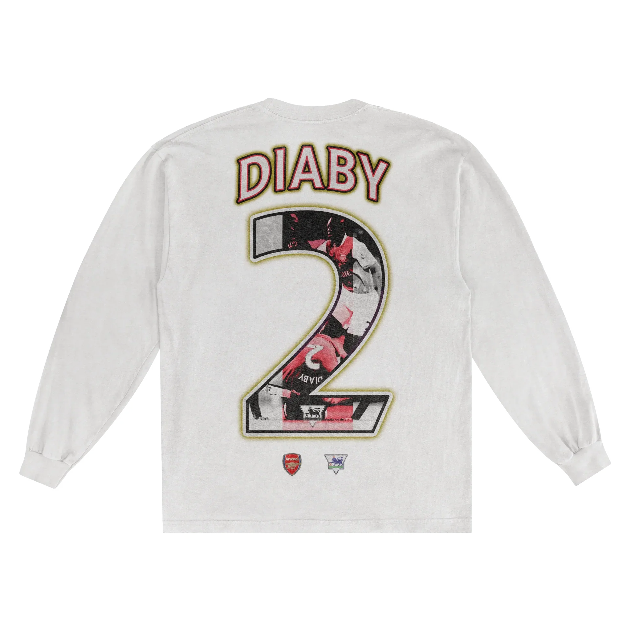 Abou Diaby Streets Won't Forget Long Sleeved Tee Hoodie, Sweatshirt | ZylaModa.com (Image 2)