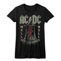 AC/DC - Hells Bells Womens T-Shirt Hoodie, Sweatshirt | ZylaModa.com