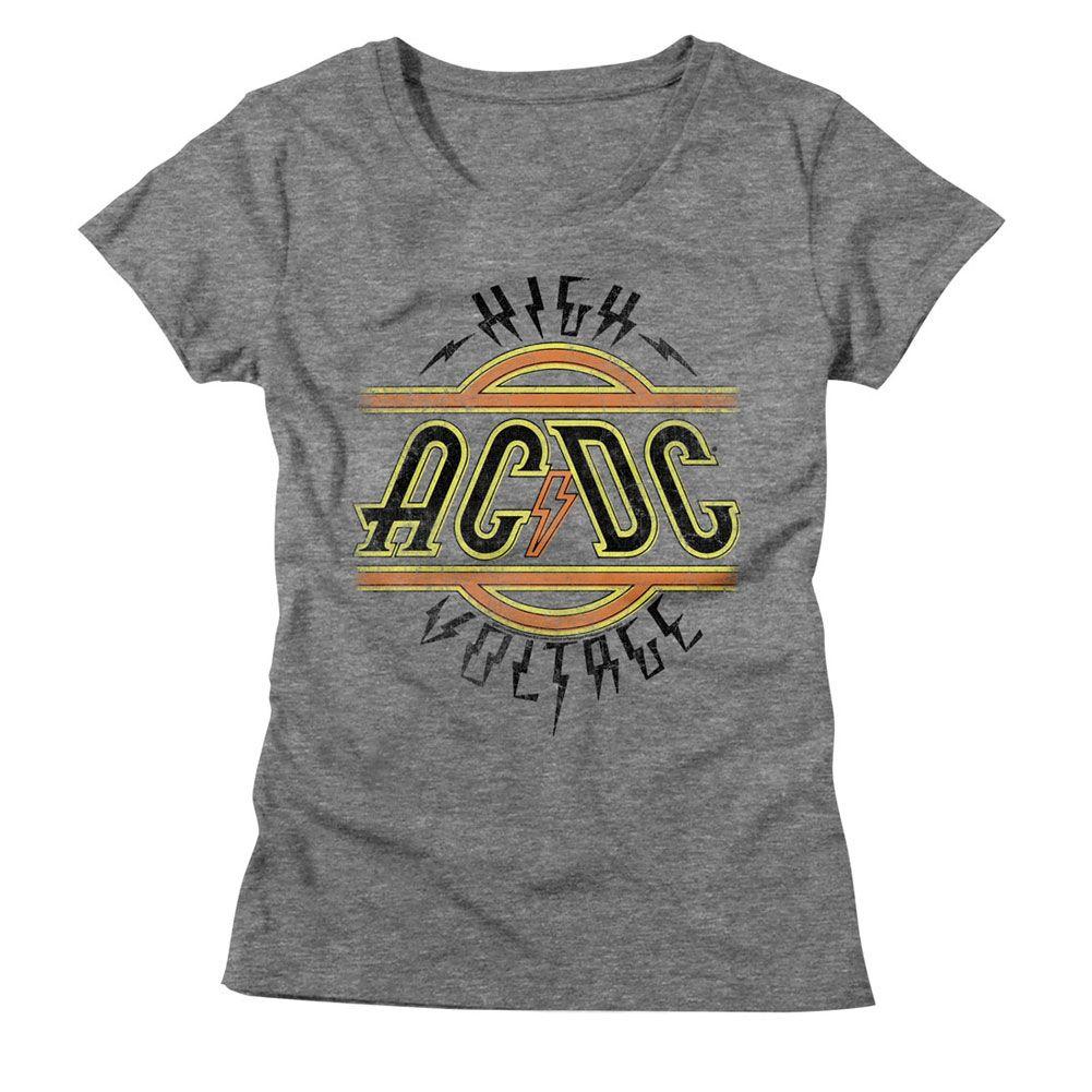 AC/DC - High Voltage Womens T-Shirt Hoodie, Sweatshirt | ZylaModa.com