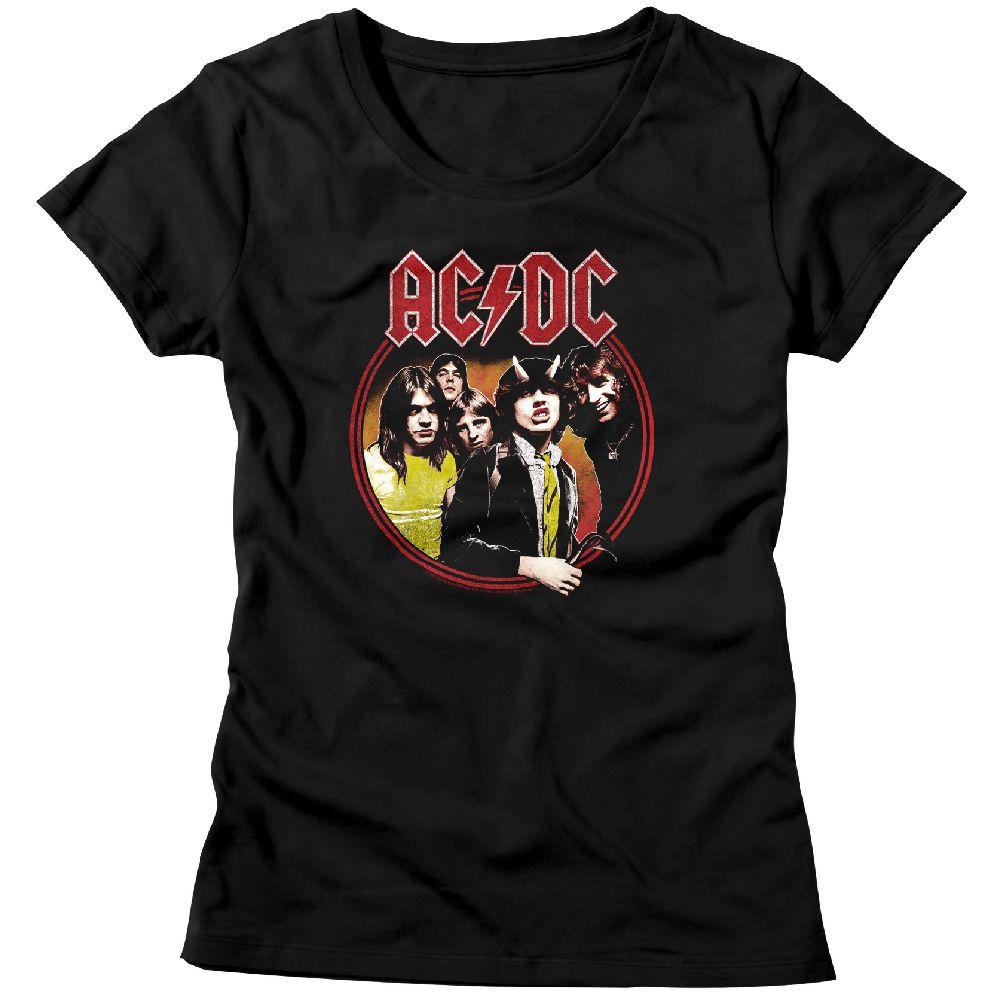 AC/DC - Highway To Hell Circle Womens T-Shirt Hoodie, Sweatshirt | ZylaModa.com