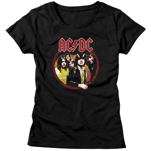 AC/DC - Highway To Hell Circle Womens T-Shirt Hoodie, Sweatshirt | ZylaModa.com