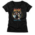 AC/DC - Highway To Hell Tricolor Womens T-Shirt Hoodie, Sweatshirt | ZylaModa.com