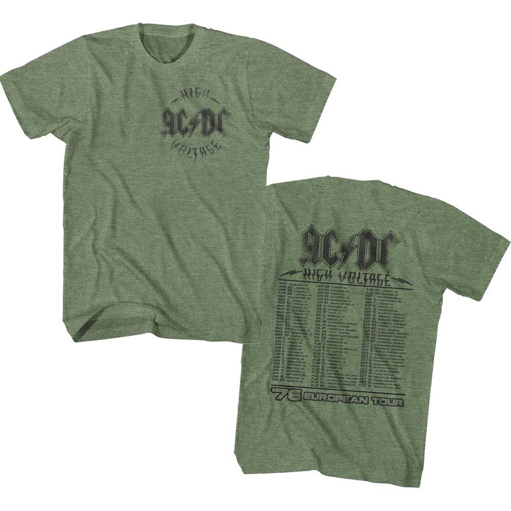 AC/DC - HV '76 Tour T-Shirt Hoodie, Sweatshirt | ZylaModa.com (Image 2)