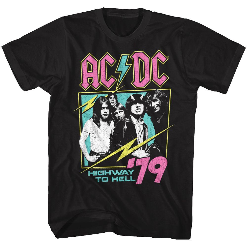 AC/DC - Neon Highway T-Shirt Hoodie, Sweatshirt | ZylaModa.com (Image 2)