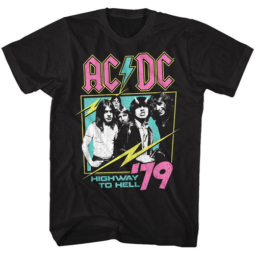 AC/DC - Neon Highway T-Shirt Hoodie, Sweatshirt | ZylaModa.com (Image 2)