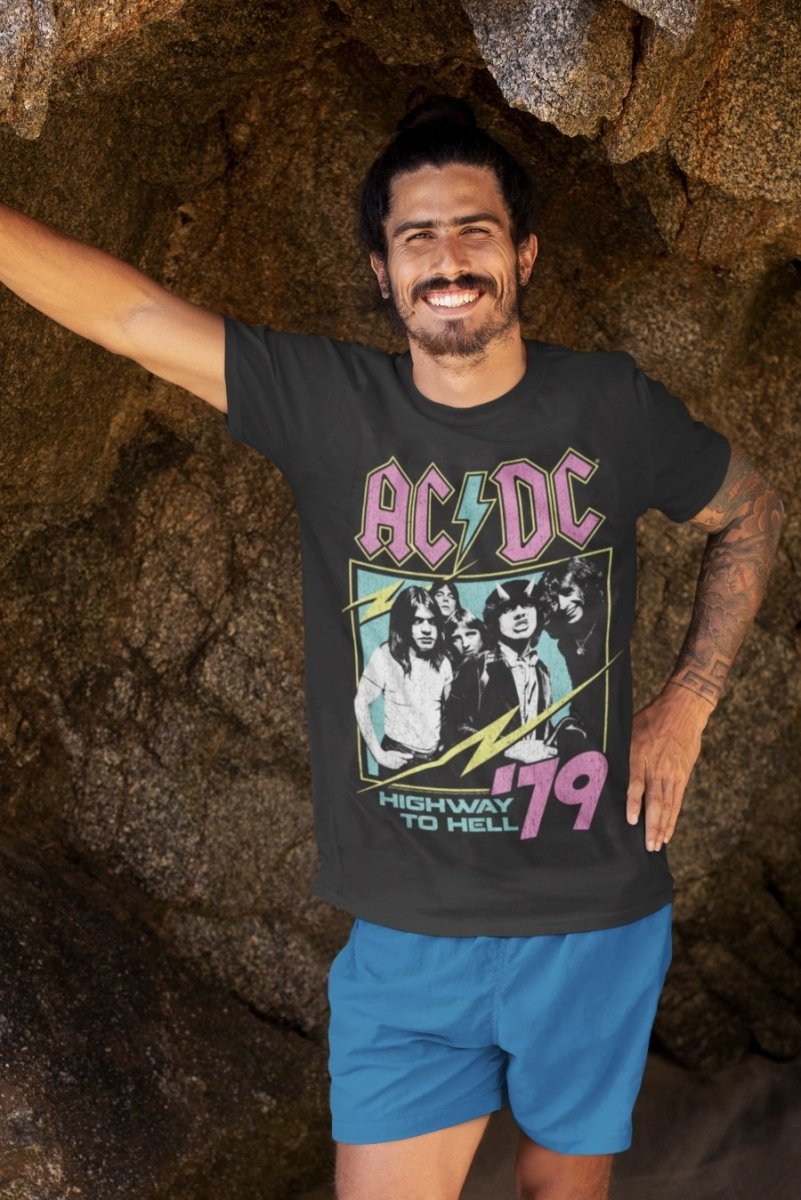 AC/DC - Neon Highway T-Shirt Hoodie, Sweatshirt | ZylaModa.com (Image 1)
