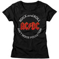 AC/DC - Noise Pollution Womens T-Shirt Hoodie, Sweatshirt | ZylaModa.com
