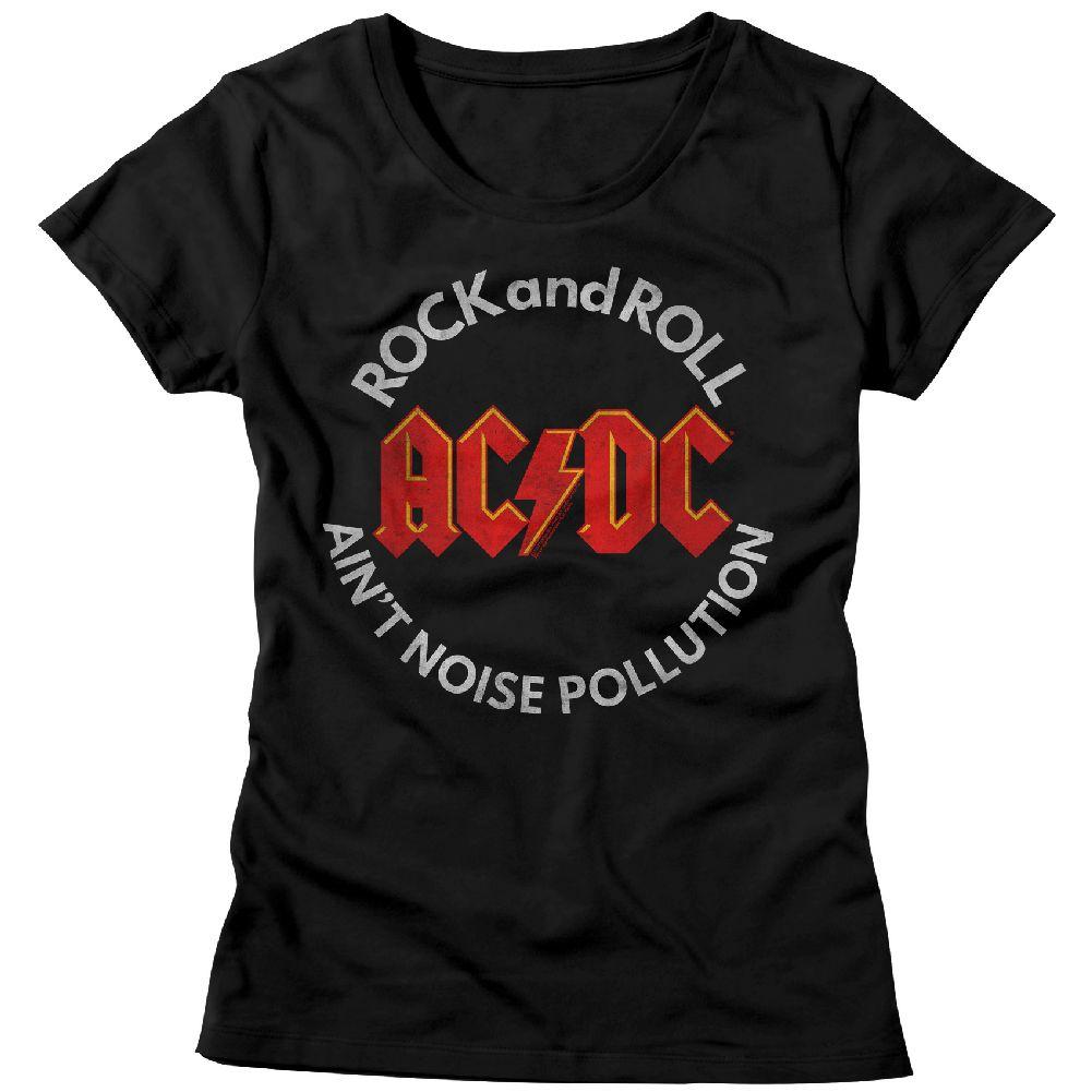 AC/DC - Noise Pollution Womens T-Shirt Hoodie, Sweatshirt | ZylaModa.com