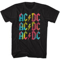 AC/DC - Rainbow Repeat Boyfriend Tee Hoodie, Sweatshirt | ZylaModa.com