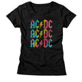 AC/DC - Rainbow Repeat Womens T-Shirt Hoodie, Sweatshirt | ZylaModa.com