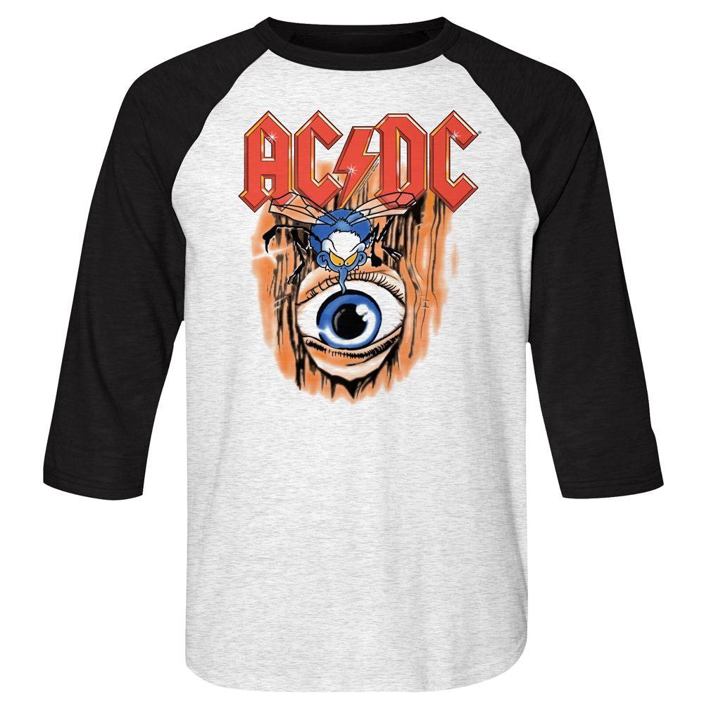 AC/DC - Vintage Fly On Wall Baseball Shirt Hoodie, Sweatshirt | ZylaModa.com