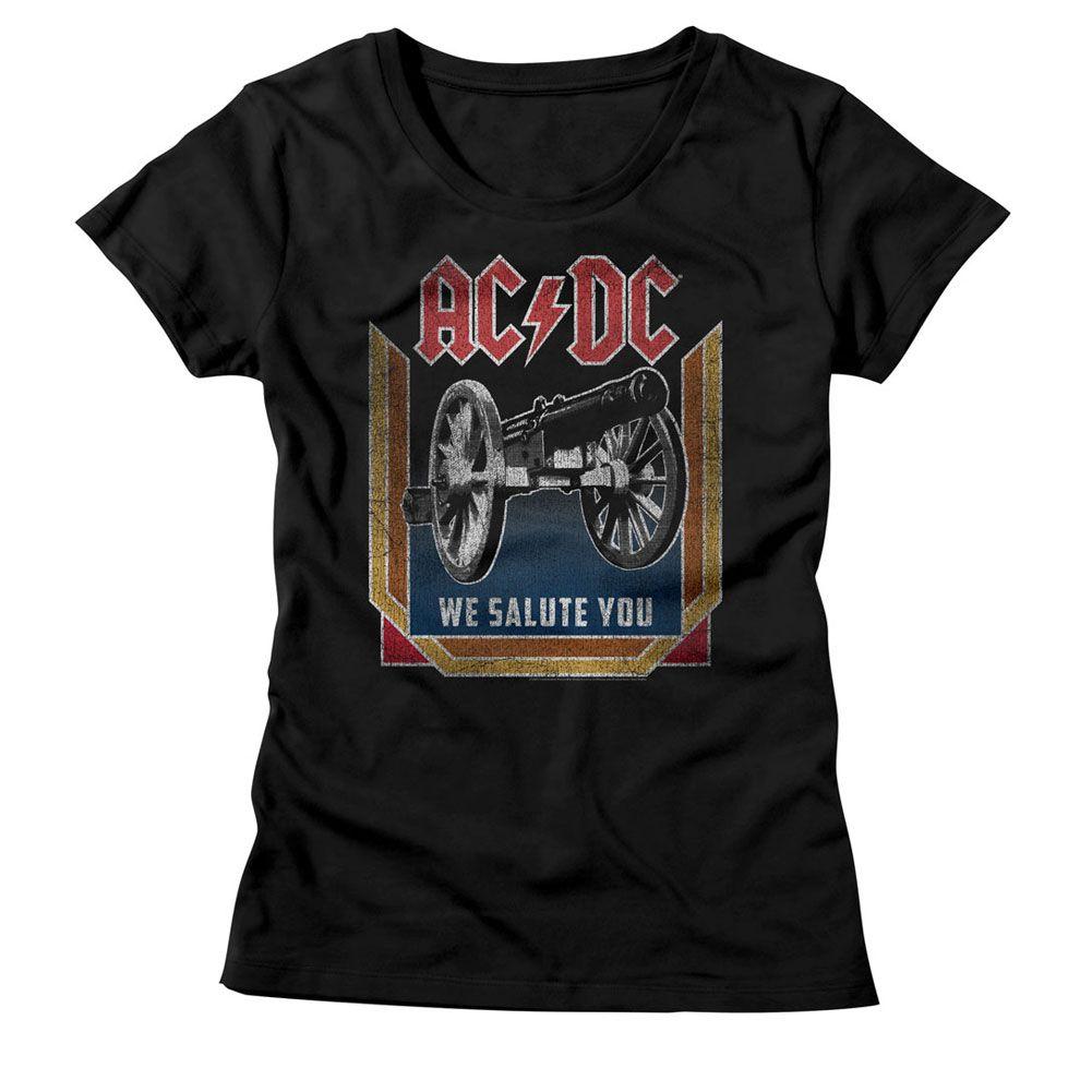AC/DC - We Salute You Womens T-Shirt Hoodie, Sweatshirt | ZylaModa.com