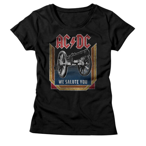 AC/DC - We Salute You Womens T-Shirt Hoodie, Sweatshirt | ZylaModa.com