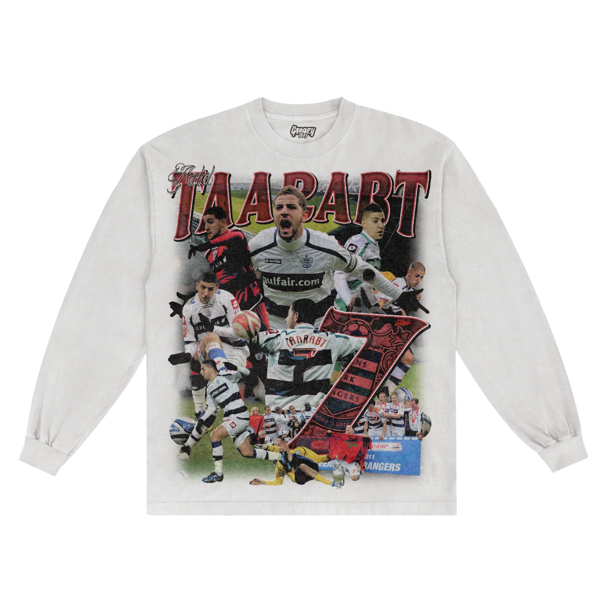 Adel Taarabt Classic Long Sleeved Tee Hoodie, Sweatshirt | ZylaModa.com (Image 1)