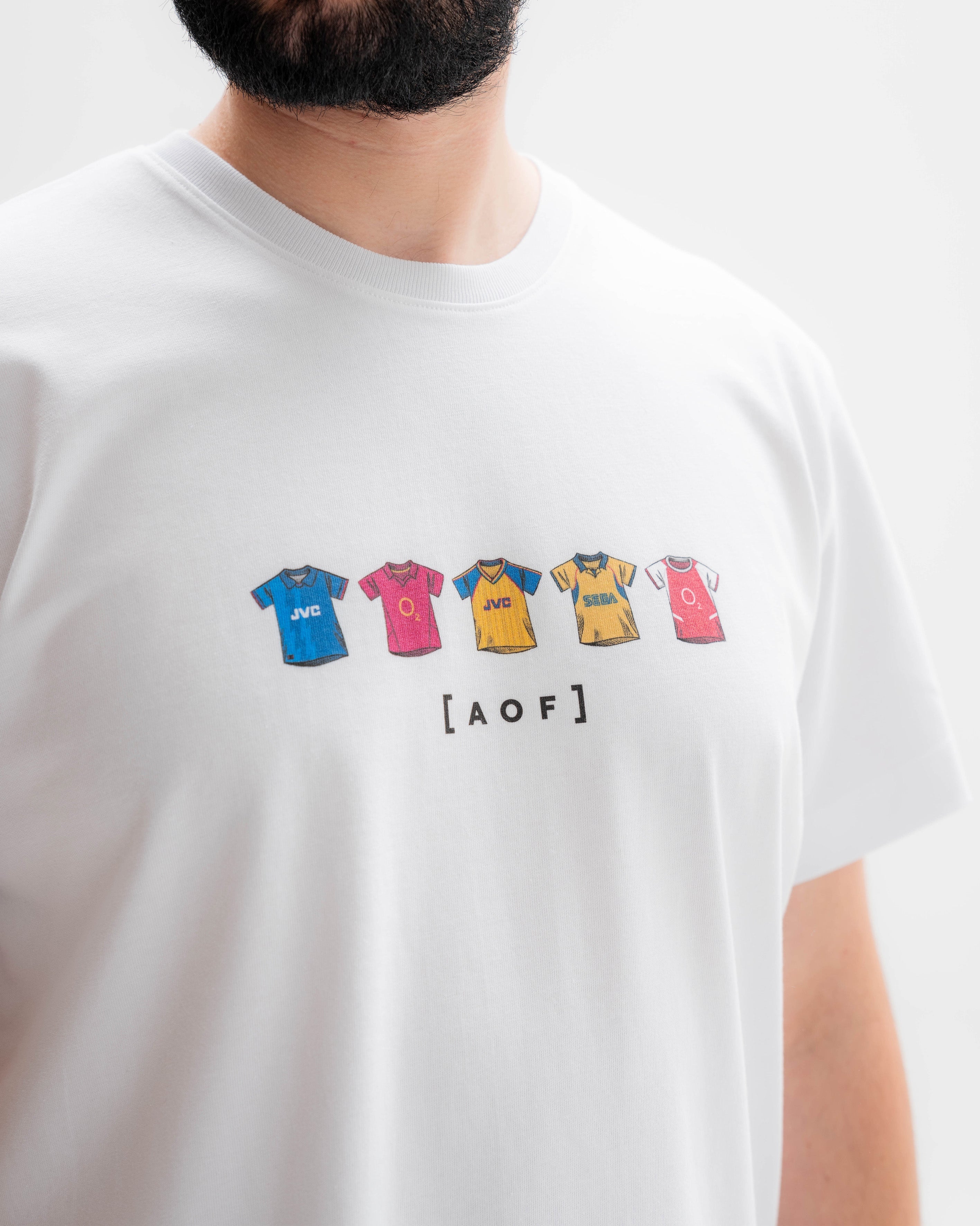 AFC Printed Classics White Tee Hoodie, Sweatshirt | ZylaModa.com (Image 4)