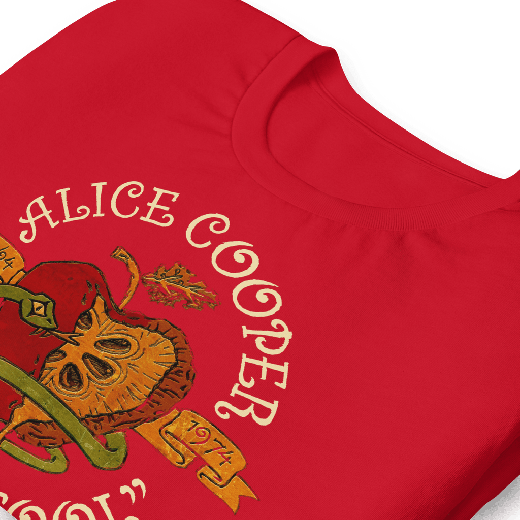 Alice Cooper Old School Jumbo Print Mens T Shirt Red Hoodie, Sweatshirt | ZylaModa.com (Image 2)