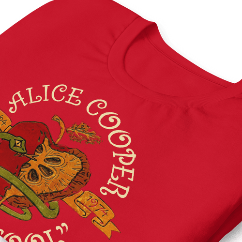 Alice Cooper Old School Jumbo Print Mens T Shirt Red Hoodie, Sweatshirt | ZylaModa.com (Image 2)