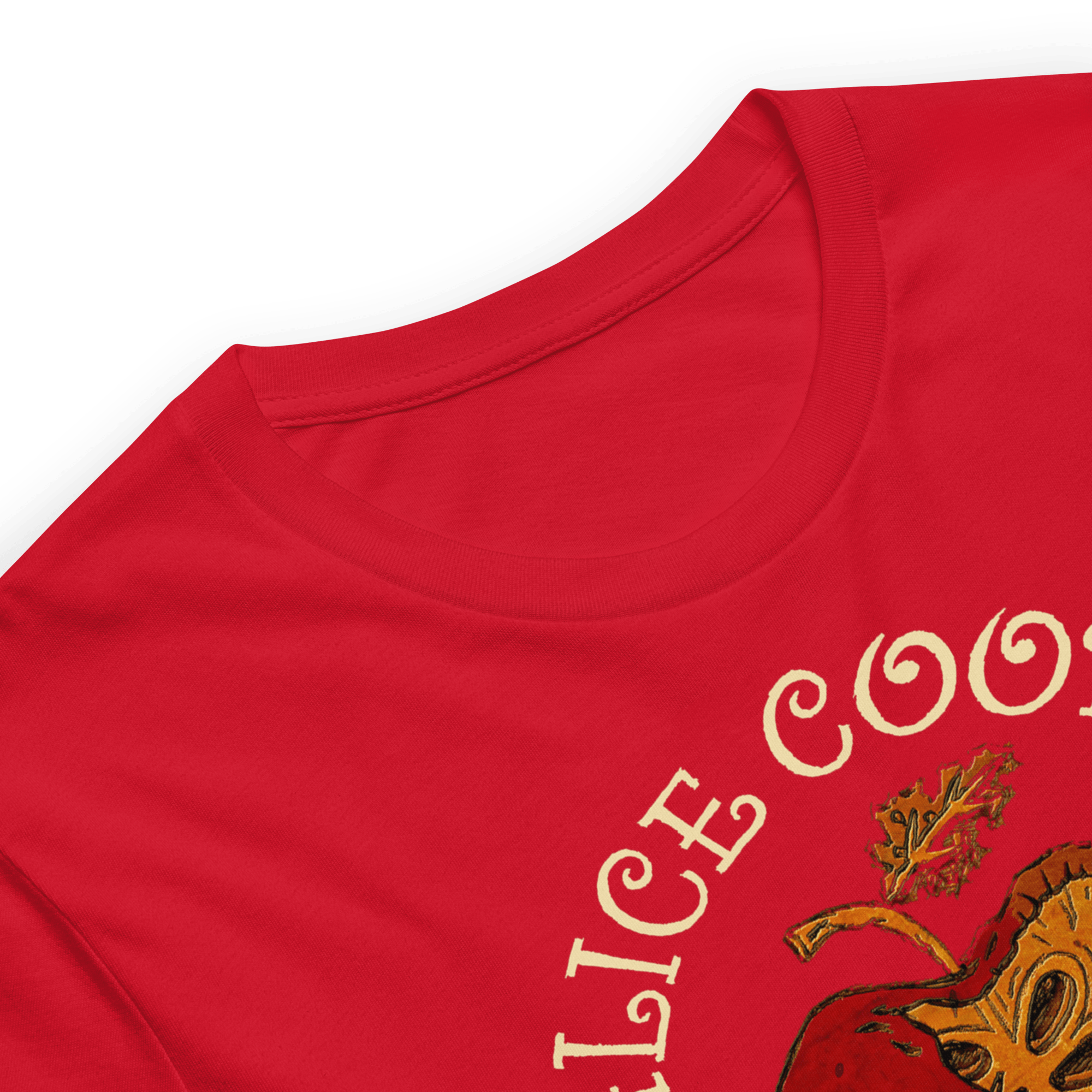 Alice Cooper Old School Jumbo Print Mens T Shirt Red Hoodie, Sweatshirt | ZylaModa.com (Image 3)