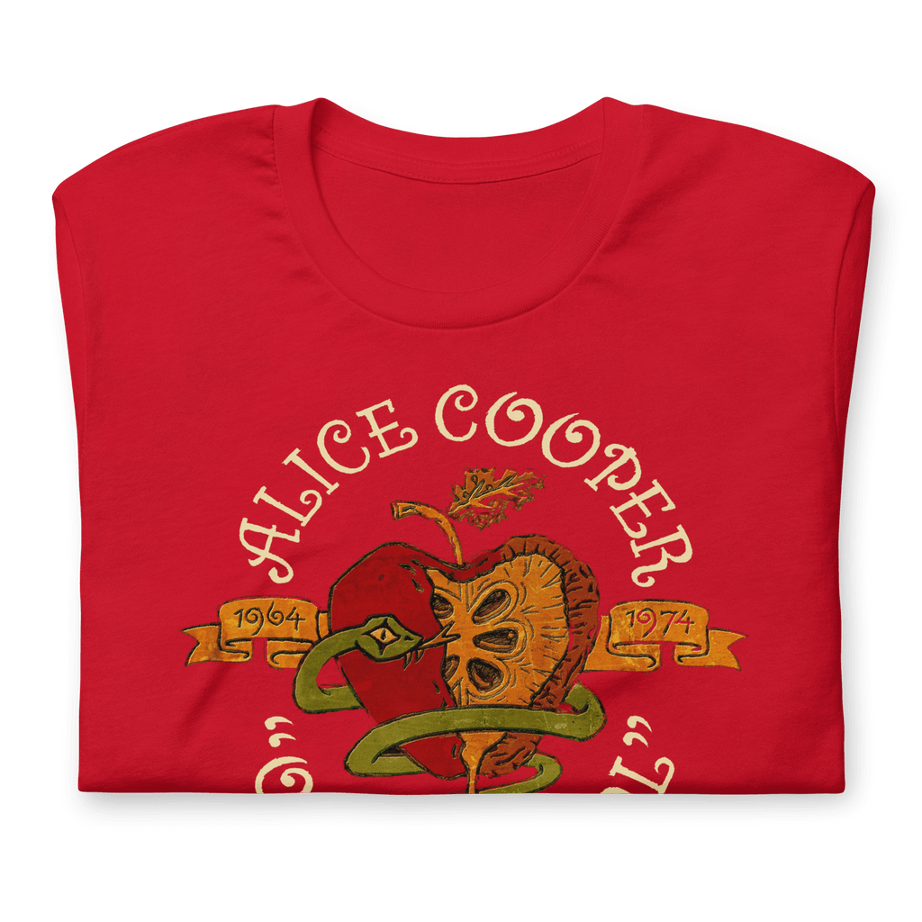 Alice Cooper Old School Jumbo Print Mens T Shirt Red Hoodie, Sweatshirt | ZylaModa.com (Image 4)