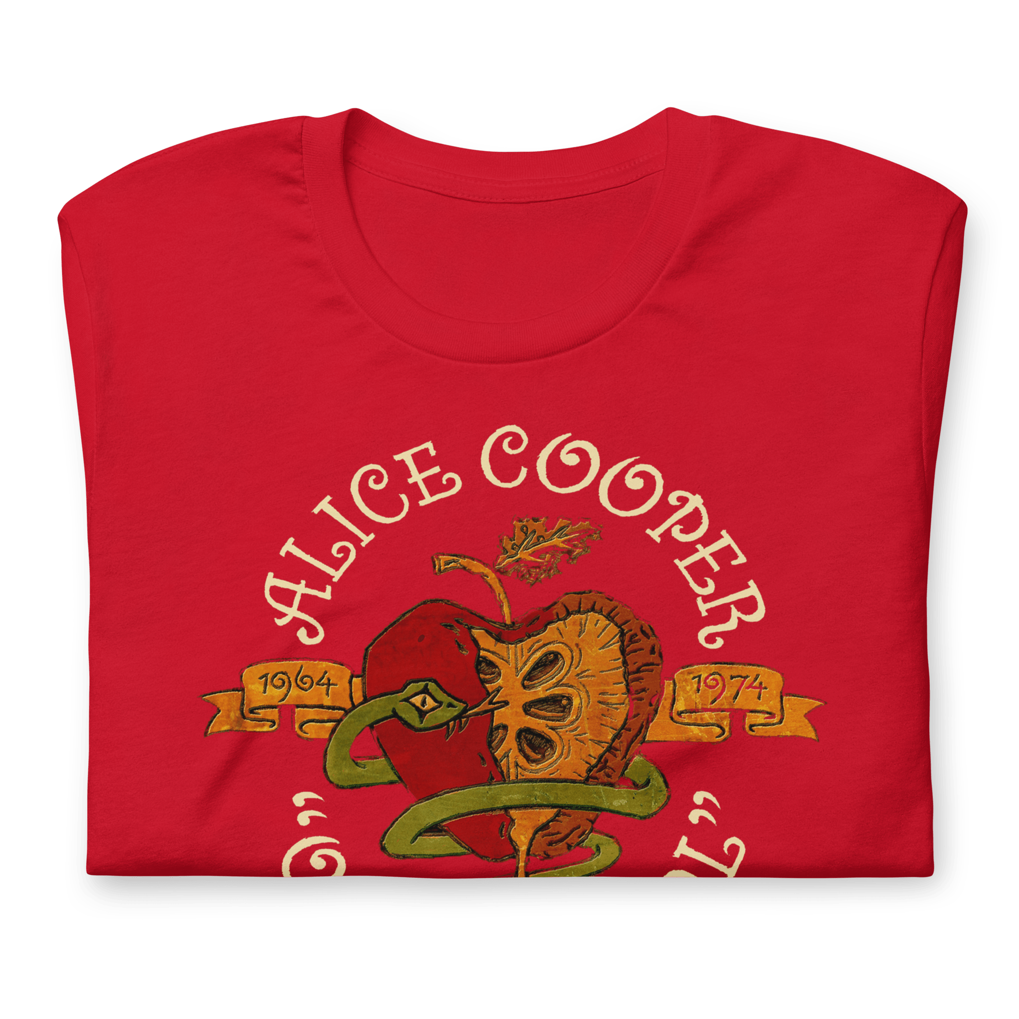 Alice Cooper Old School Jumbo Print Mens T Shirt Red Hoodie, Sweatshirt | ZylaModa.com (Image 4)