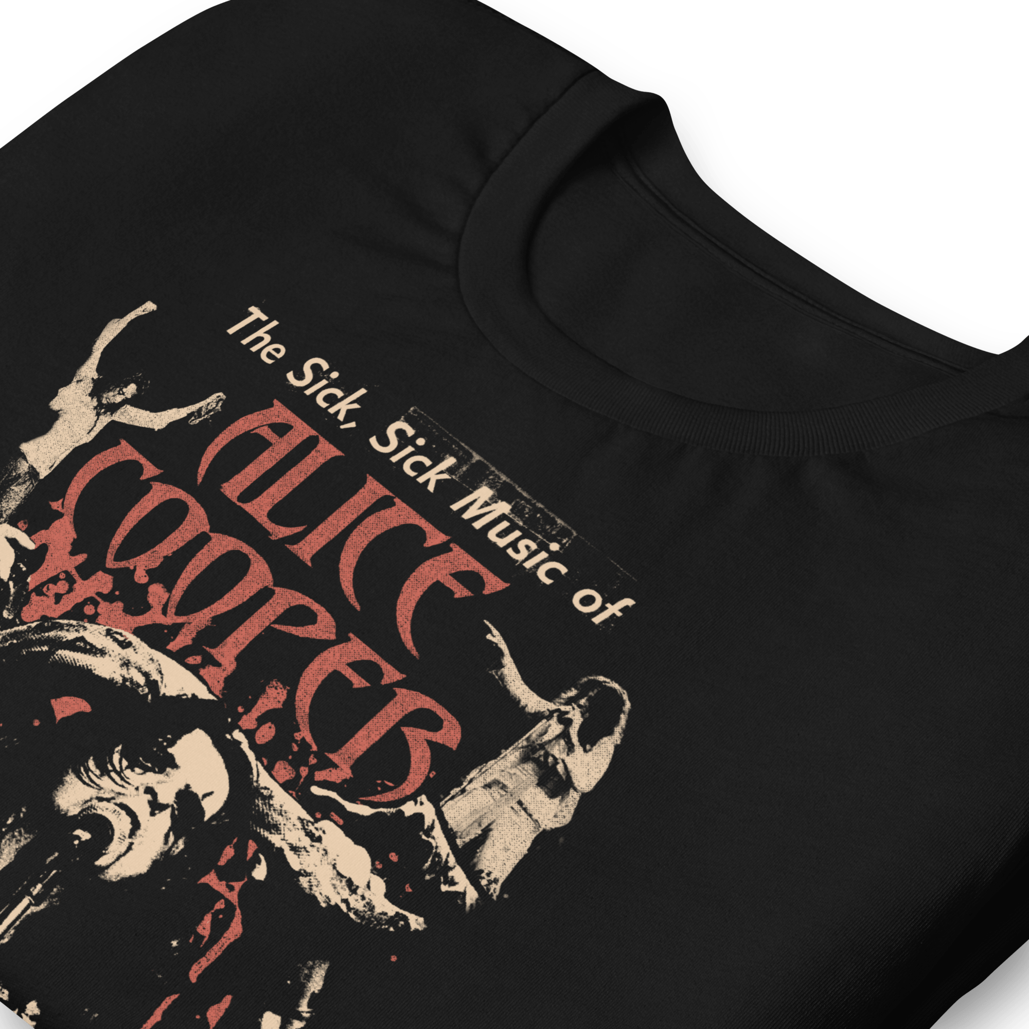 Alice Cooper - Sick Sick Jumbo Print T-Shirt Hoodie, Sweatshirt | ZylaModa.com (Image 3)