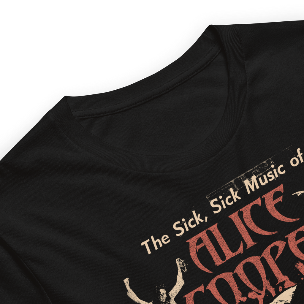 Alice Cooper - Sick Sick Jumbo Print T-Shirt Hoodie, Sweatshirt | ZylaModa.com (Image 4)