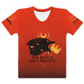 No Kings No Tyrants, Women's Sublimation T-Shirt Hoodie, Sweatshirt | ZylaModa.com (Image 1)