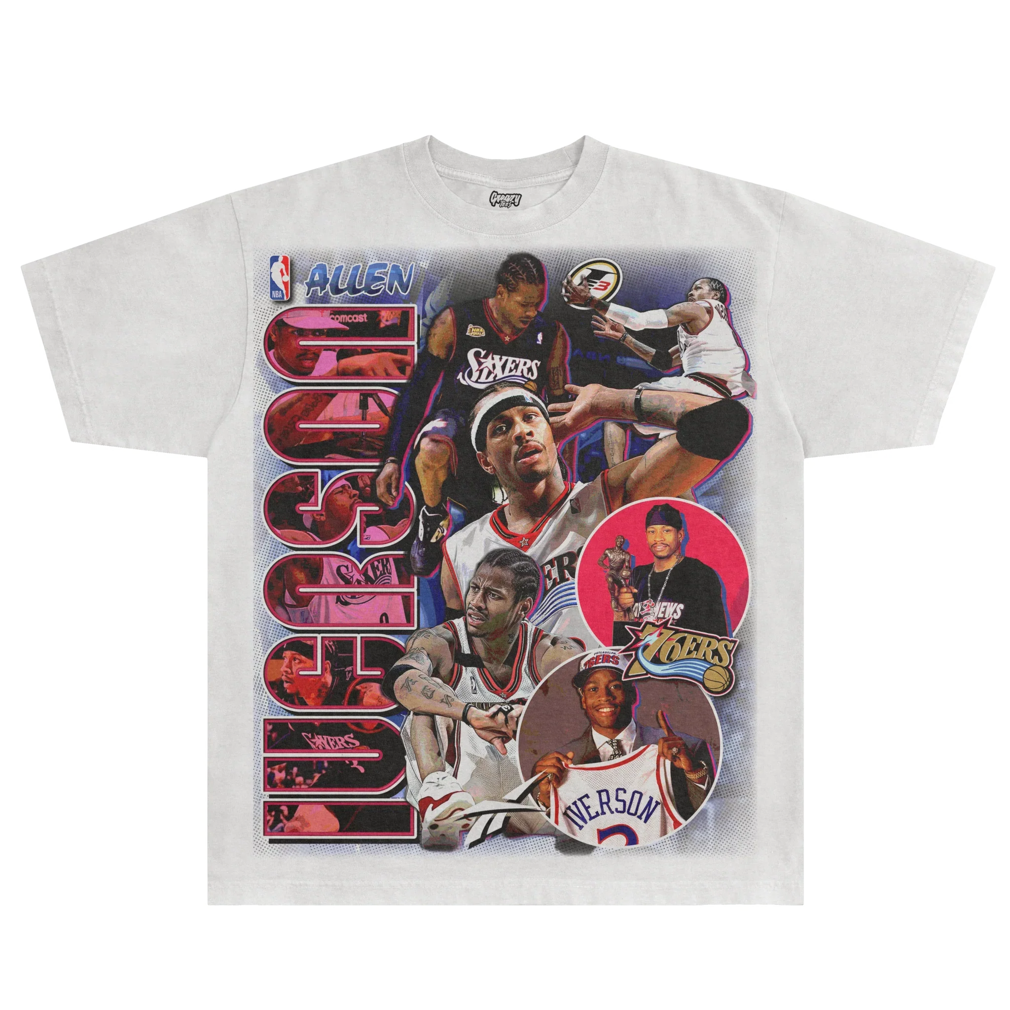 Allen Iverson 76ers Classic Tee Hoodie, Sweatshirt | ZylaModa.com (Image 1)