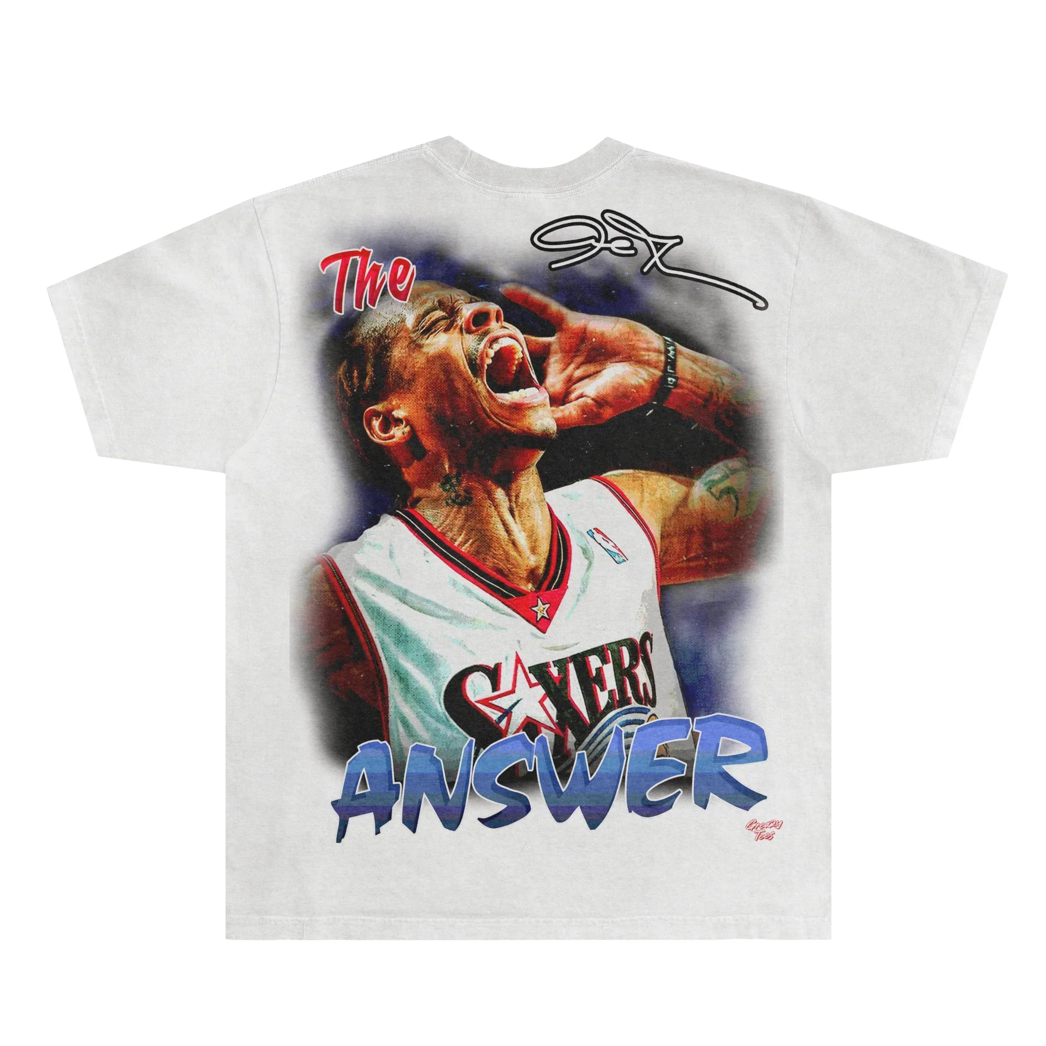 Allen Iverson 76ers Classic Tee Hoodie, Sweatshirt | ZylaModa.com (Image 2)