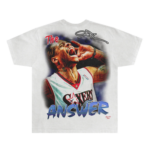 Allen Iverson 76ers Classic Tee Hoodie, Sweatshirt | ZylaModa.com (Image 2)