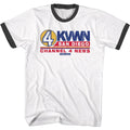 Anchorman - Ch 4 News Logo Short Sleeve Ringer T-Shirt Hoodie, Sweatshirt | ZylaModa.com