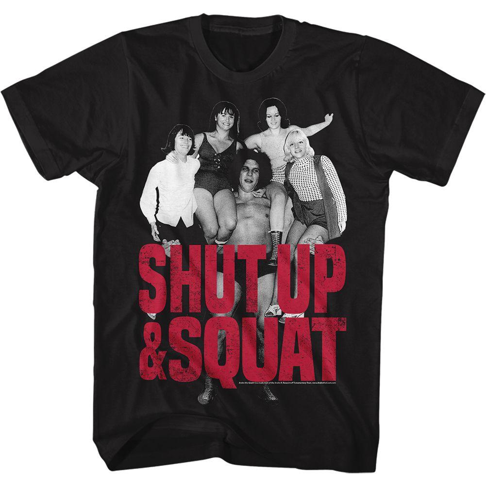 Andre The Giant - Shut Up & Squat T-Shirt Hoodie, Sweatshirt | ZylaModa.com