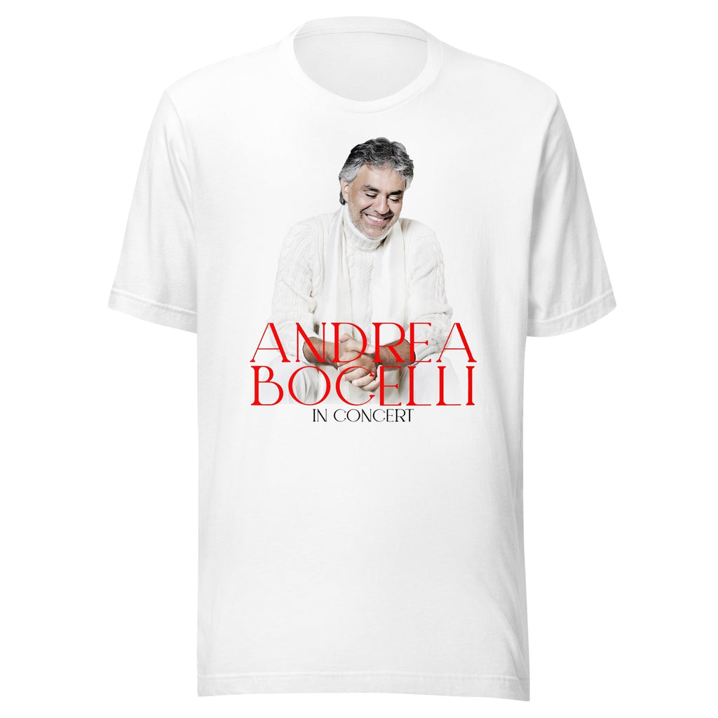 Andrea Bocelli In Concert T-Shirt Hoodie, Sweatshirt | ZylaModa.com (Image 1)