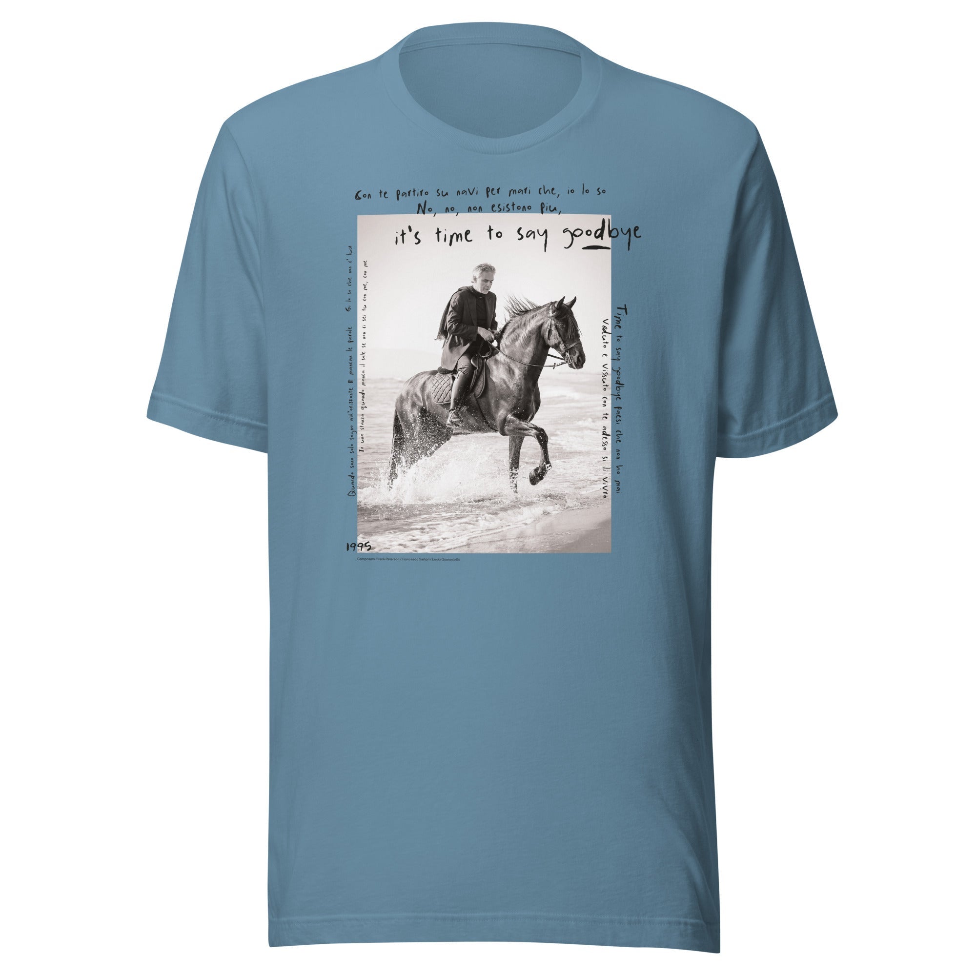 Andrea Bocelli Lithograph T-Shirt Hoodie, Sweatshirt | ZylaModa.com (Image 1)