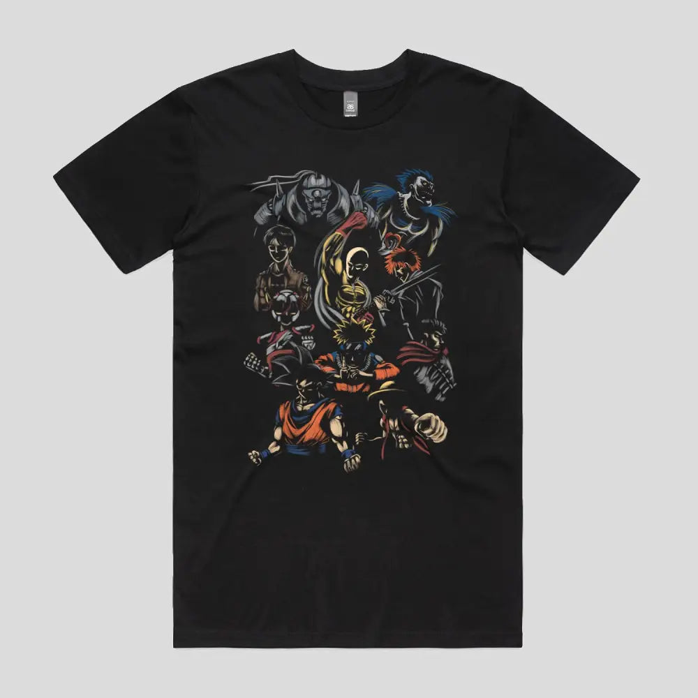 Anime Heroes T-Shirt Hoodie, Sweatshirt | ZylaModa.com (Image 2)