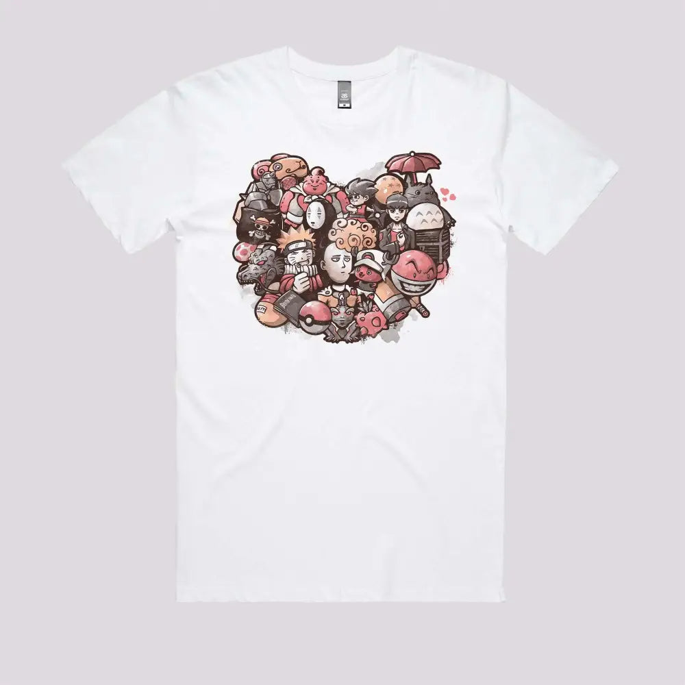 Anime Love T-Shirt Hoodie, Sweatshirt | ZylaModa.com (Image 2)