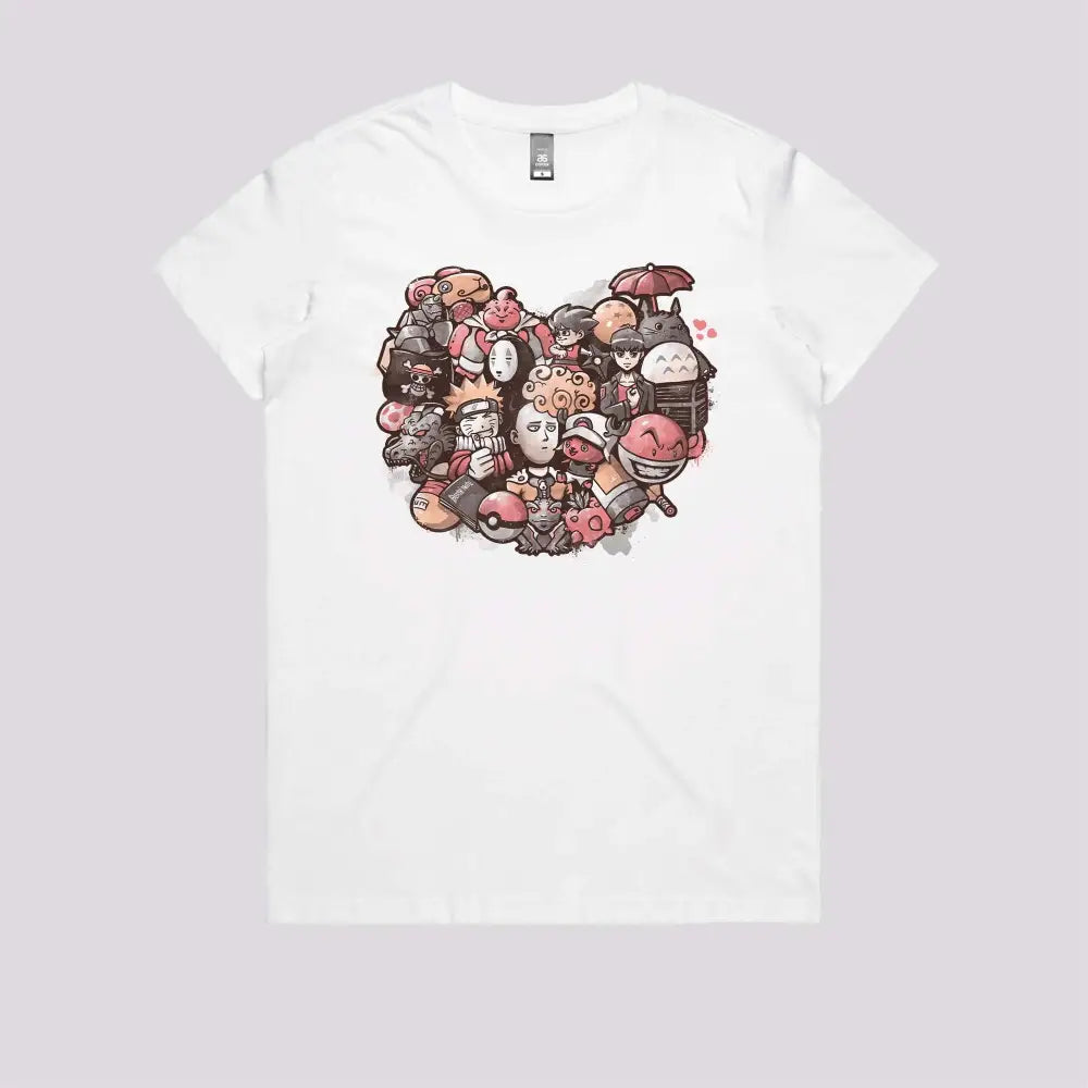 Anime Love T-Shirt Hoodie, Sweatshirt | ZylaModa.com (Image 3)