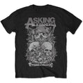 Asking Alexandia Skull Stack Mens T Shirt Black Hoodie, Sweatshirt | ZylaModa.com