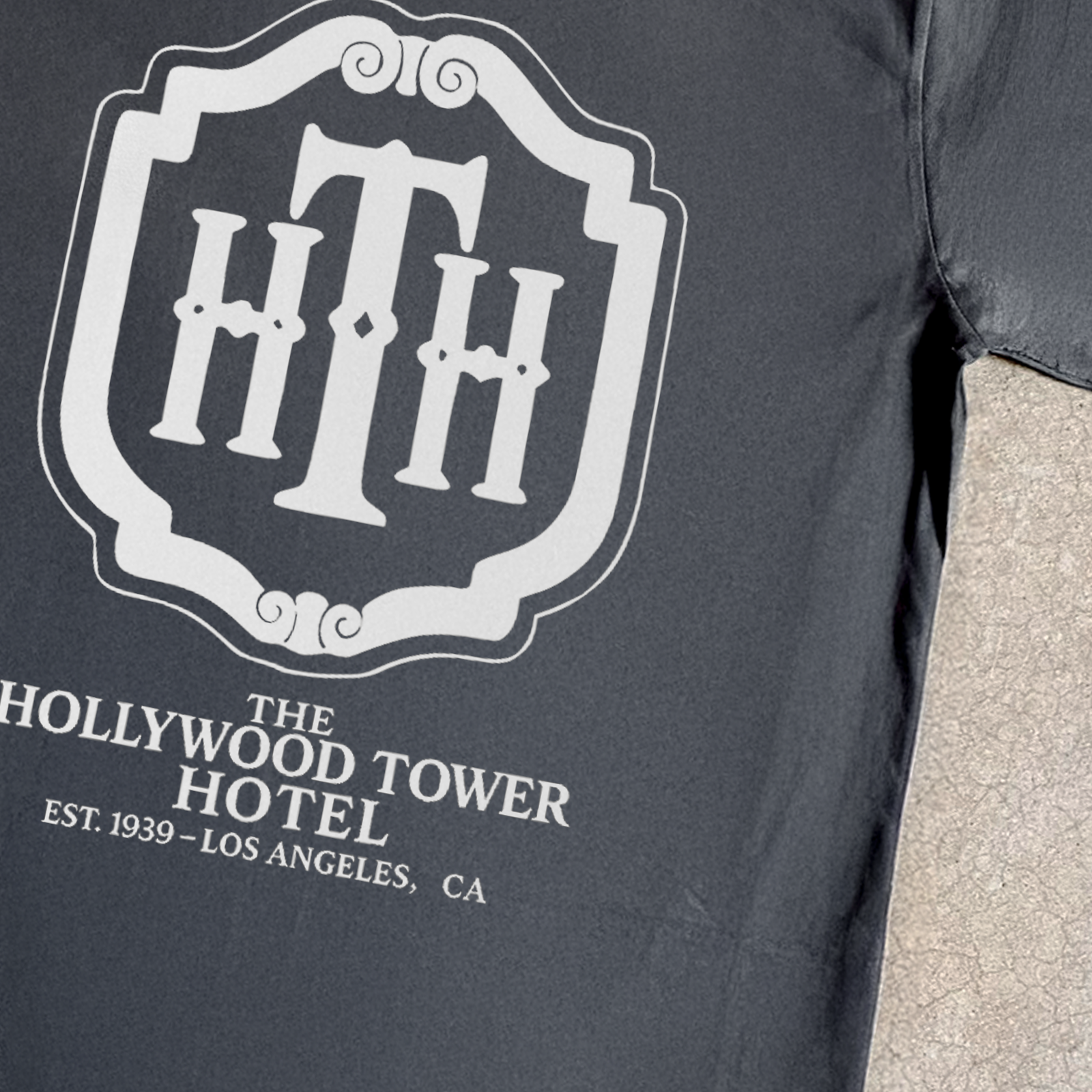 'TOWER OF TERROR' HOLLYWOOD HOTEL HEAVYWEIGHT BLACK T-SHIRT Hoodie, Sweatshirt | ZylaModa.com (Image 2)