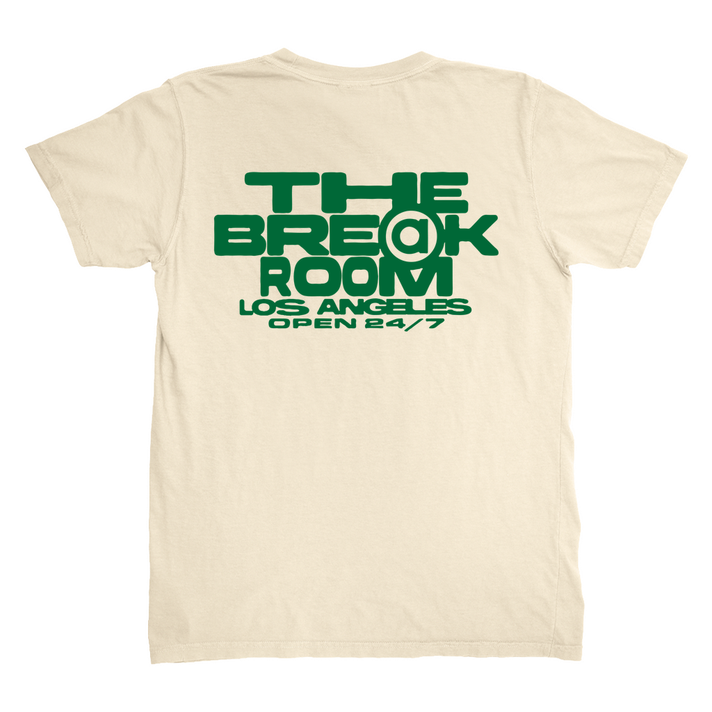 The Breakroom LA 24/7 T-Shirt - Ivory Hoodie, Sweatshirt | ZylaModa.com (Image 2)