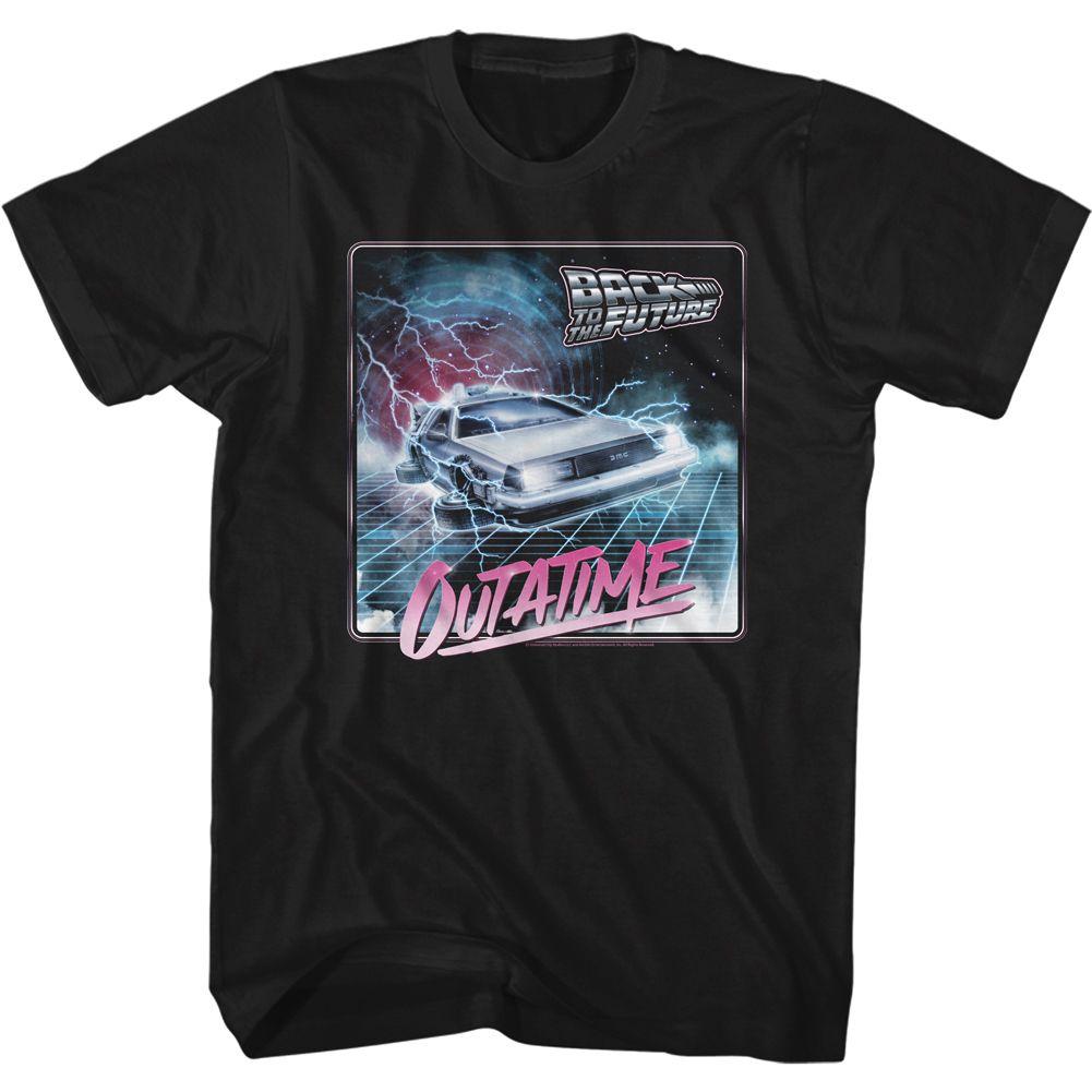 Back To The Future - Outtatime Boyfriend Tee Hoodie, Sweatshirt | ZylaModa.com