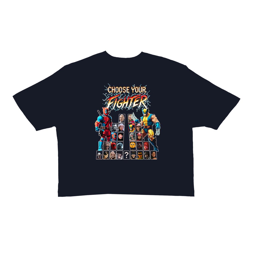Choose Your Fighter Women's Crop T-Shirt Hoodie, Sweatshirt | ZylaModa.com (Image 2)