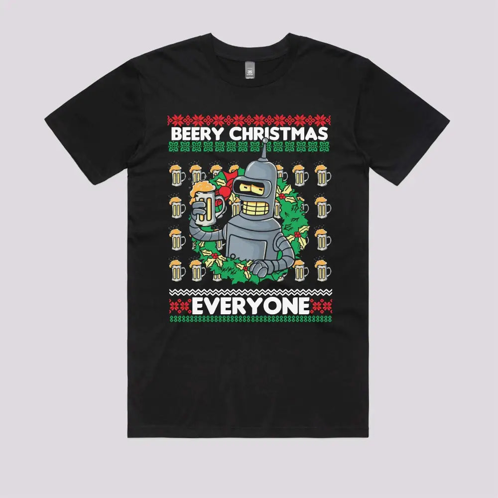 Beery Christmas T-Shirt Hoodie, Sweatshirt | ZylaModa.com (Image 2)