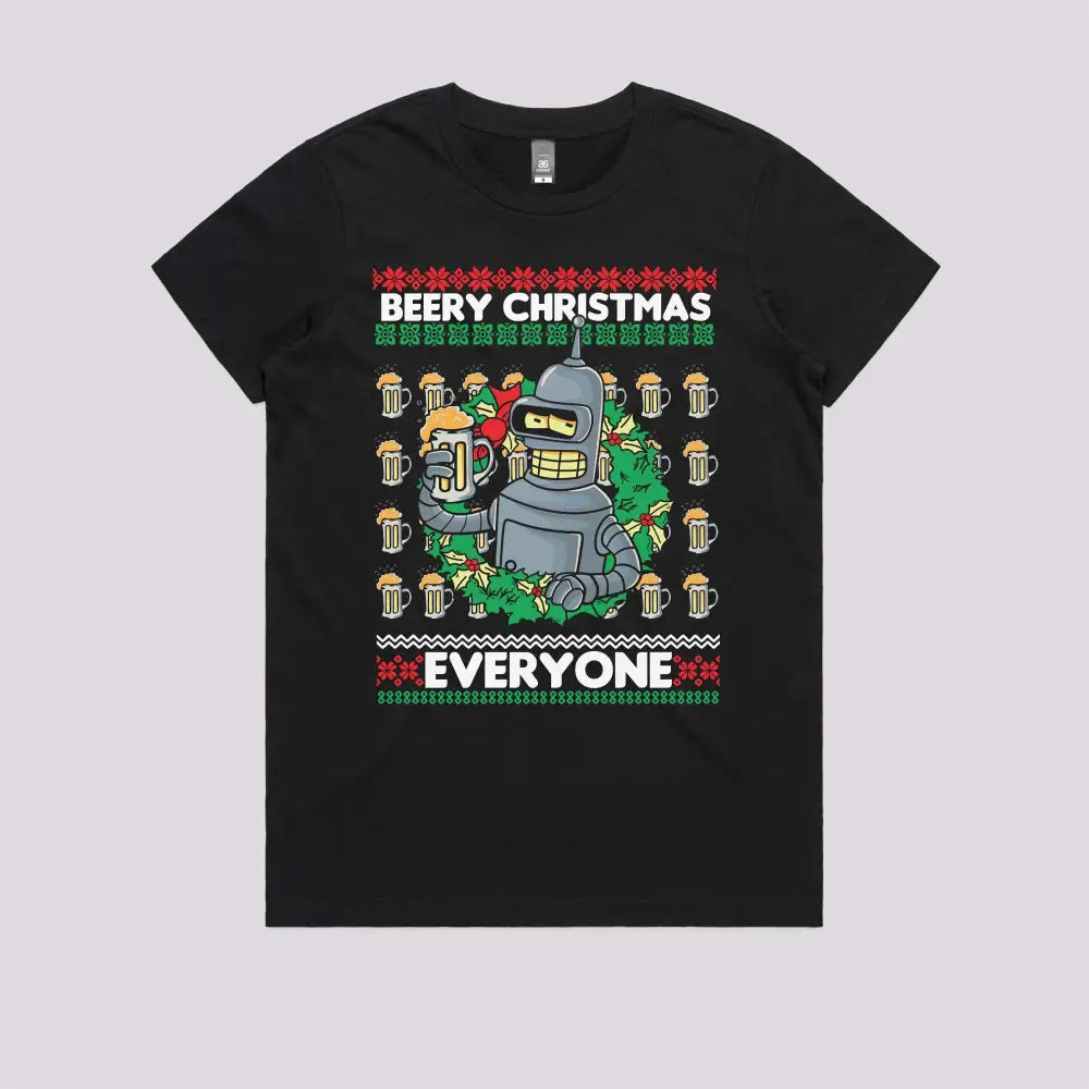 Beery Christmas T-Shirt Hoodie, Sweatshirt | ZylaModa.com (Image 3)