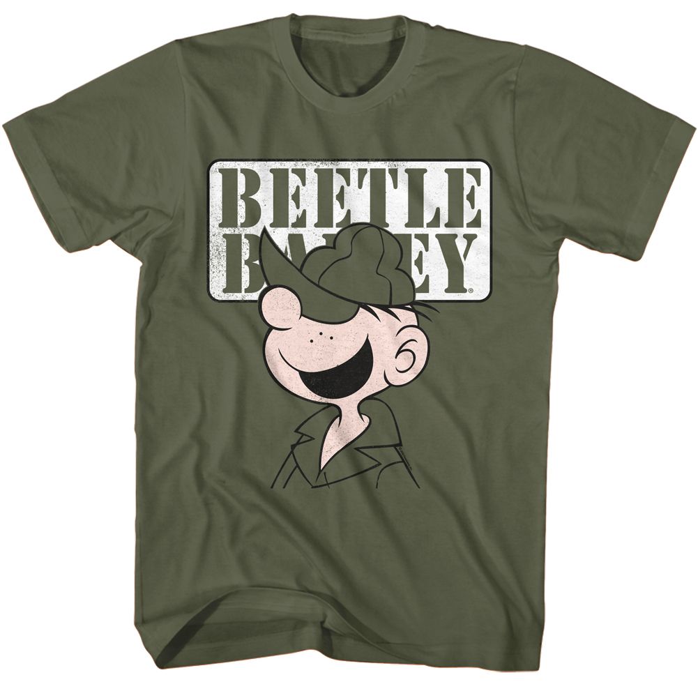 Beetle Bailey - Face Boyfriend Tee Hoodie, Sweatshirt | ZylaModa.com