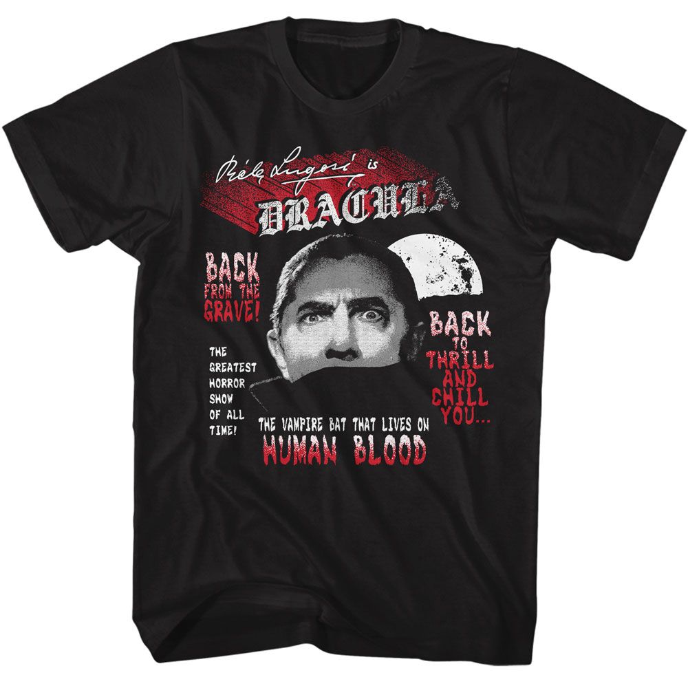 Bela Lugosi - Back From The Grave Boyfriend Tee Hoodie, Sweatshirt | ZylaModa.com